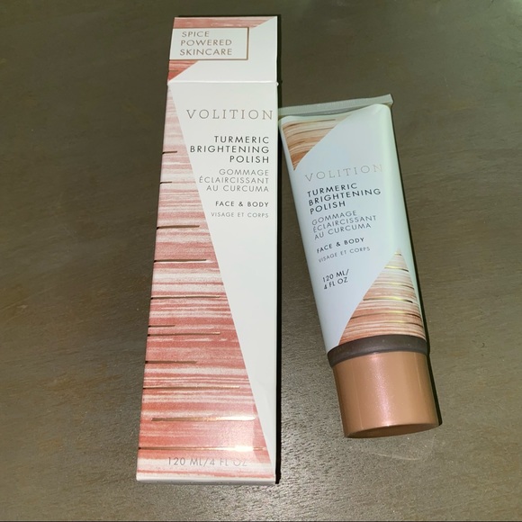 VOLITION Turmeric Brightening Polish Exfoliating Face and Body Scrub - Picture 1 of 4